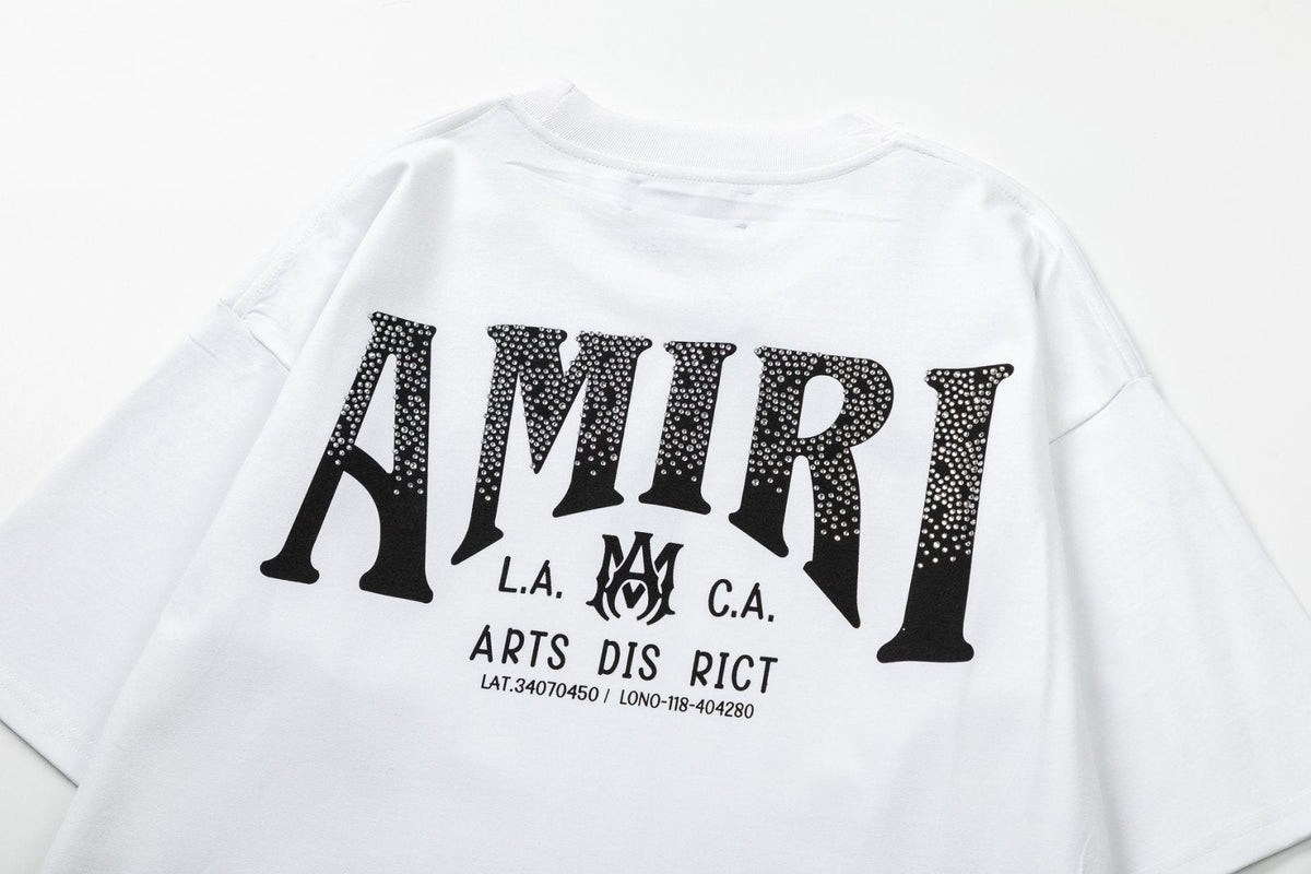 AMIRI AM Logo Cotton Jersey T-Shirts