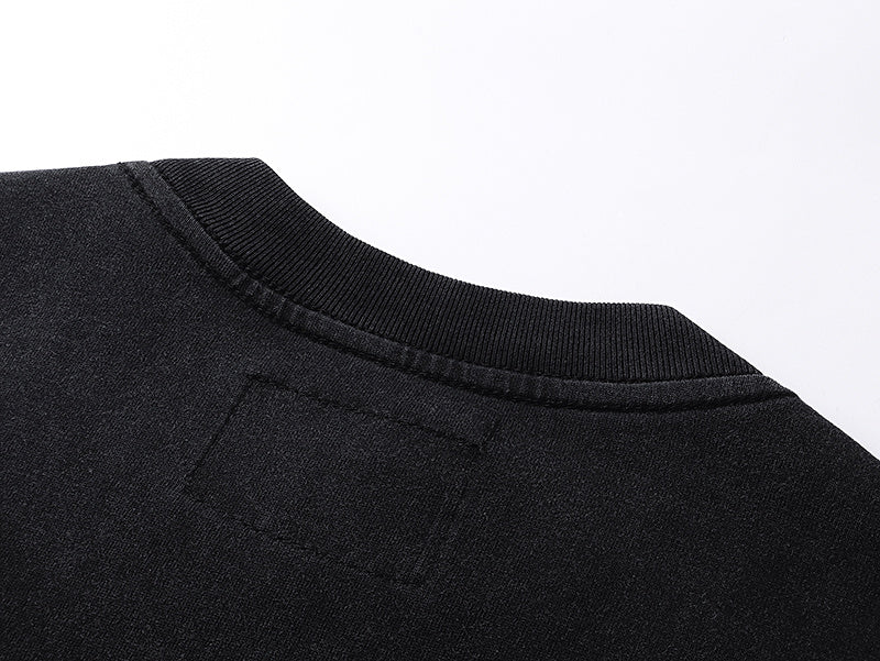GODSPEED Men's Black L.O.T.F Crew Neck T-Shirt