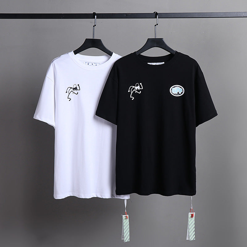 OFF-WHITE DJ Print T-Shirts