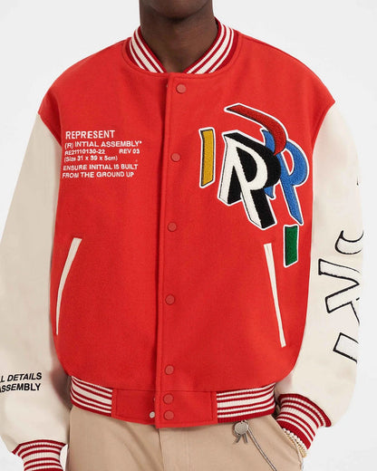 REPRESENT INITIAL VARSITY JACKET