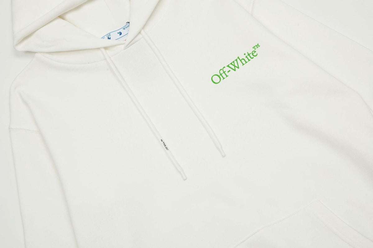 Off White Gradient Arrow Slim Hoodies