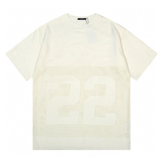 AMIRI Logo-Embossed Fine Knit Jumper