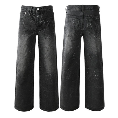Purple Brand Crystal Diamond Jeans #105