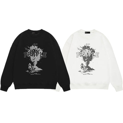 Street style Purple Brand sweatshirts