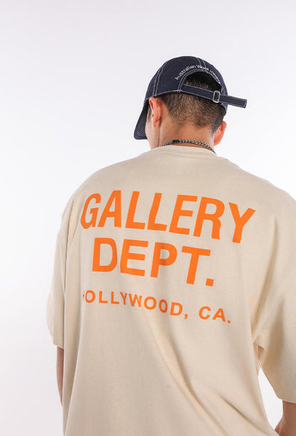 Gallery Dept. logo-print crew neck T-shirts