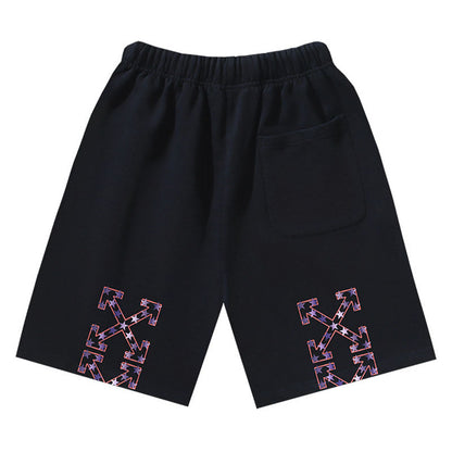 Off-White Logo Arrows Printed Shorts