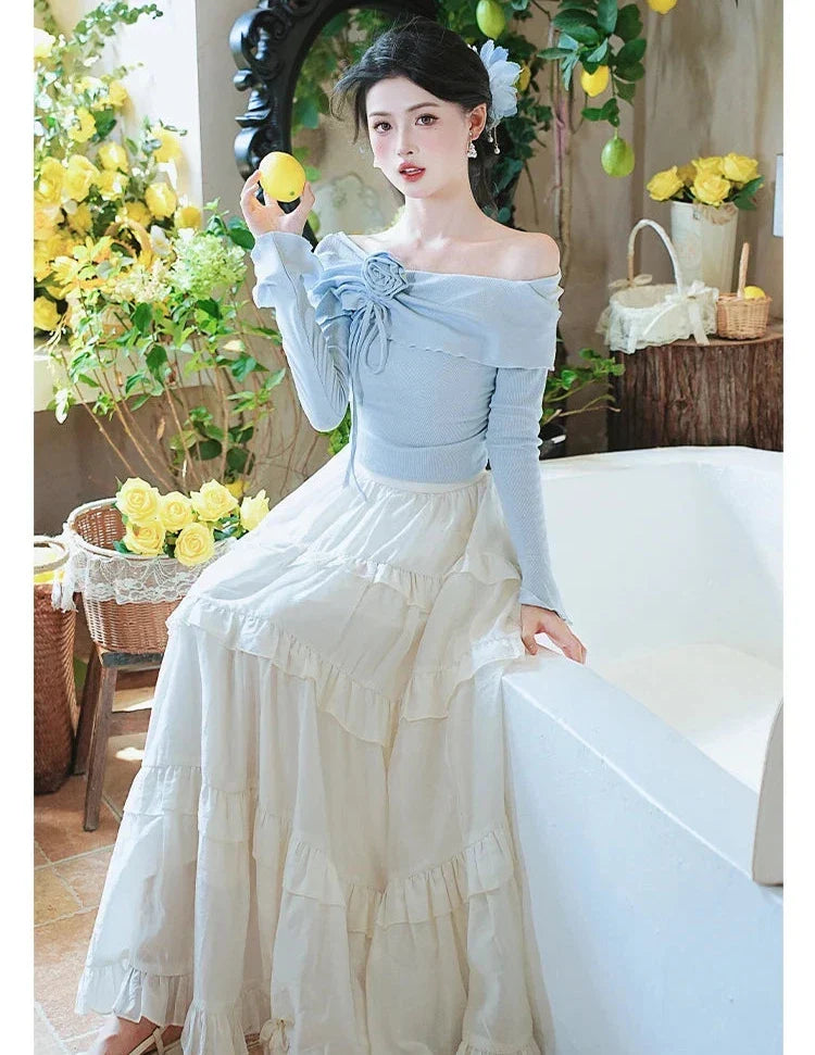 Anastasia Romantic Faircycore Princess 2-Piece Set